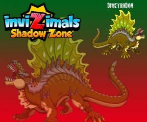 Puzzle Dimetrodon. Invizimals Shadow Zone. Εντυπωσιακή ερπετό κυνηγός ο οποίος προέρχεται από την εποχή των δεινοσαύρων